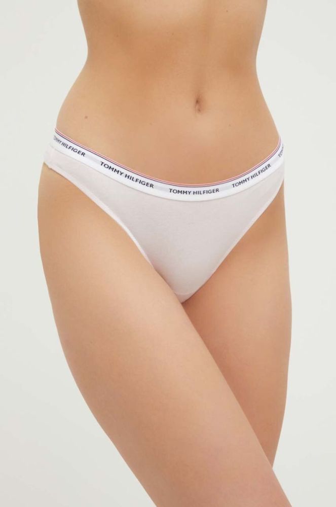 Стринги Tommy Hilfiger 3-pack колір рожевий фото 3