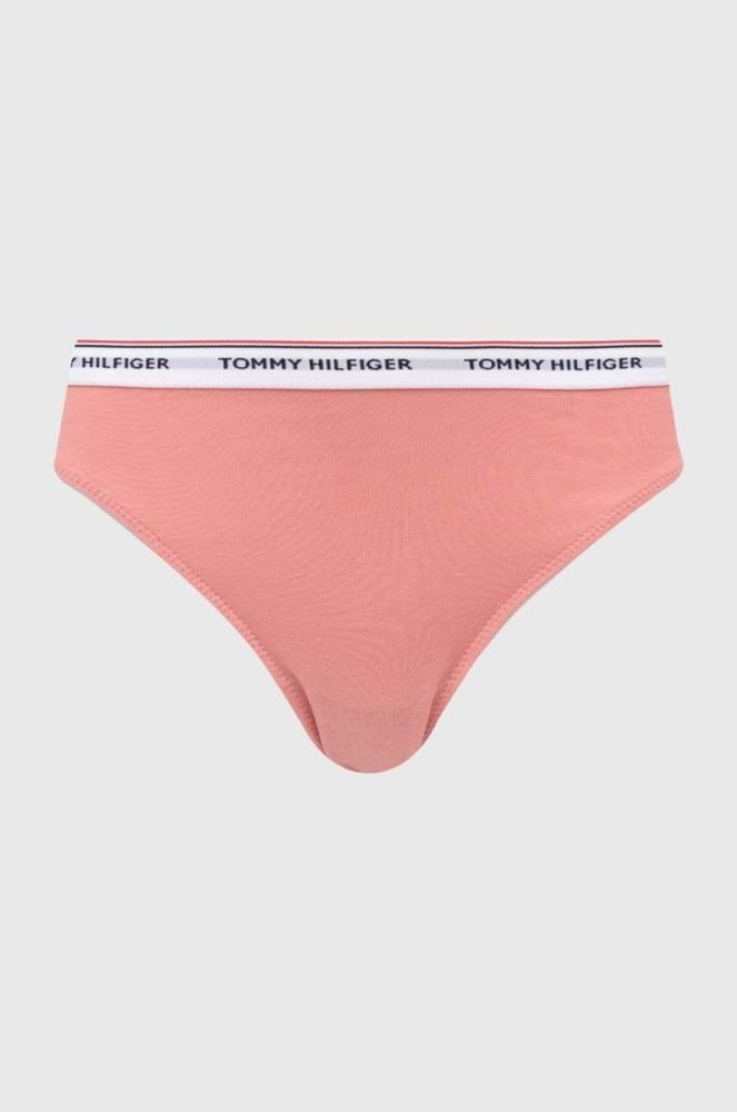 Труси Tommy Hilfiger 3-pack колір рожевий фото 3