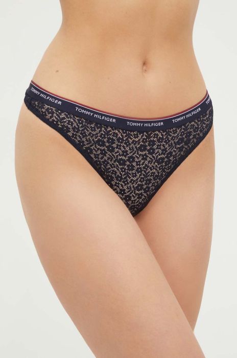 Стринги Tommy Hilfiger 3-pack колір барвистий (3506215)