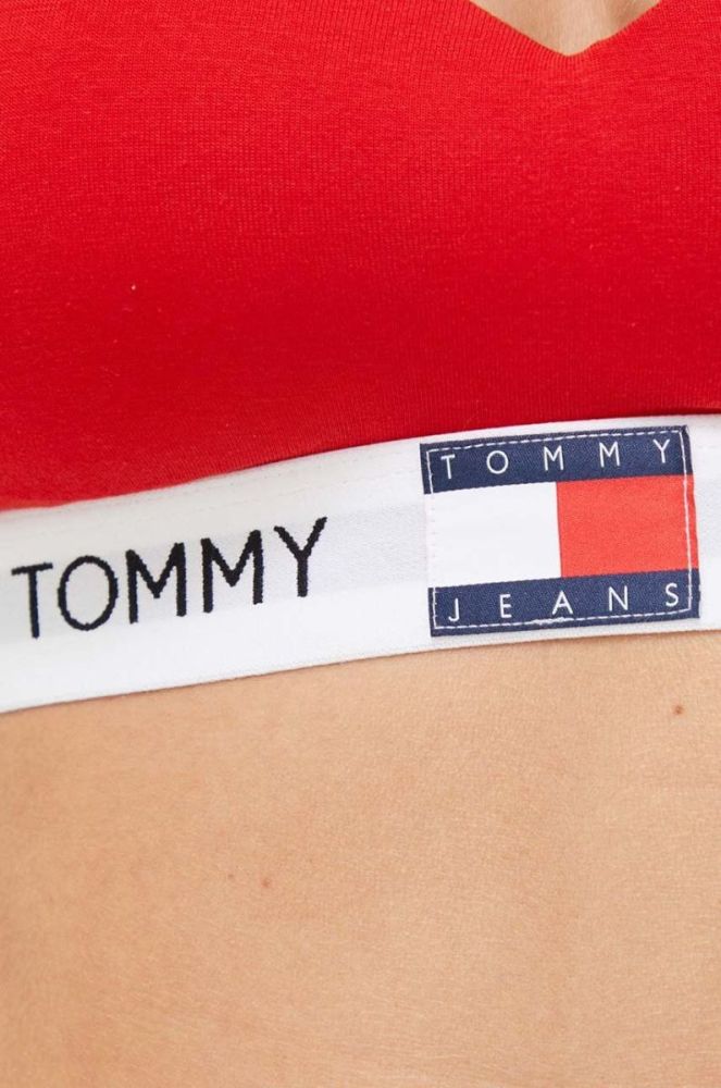 Бюстгальтер Tommy Jeans колір червоний однотонний (3485046) фото 4