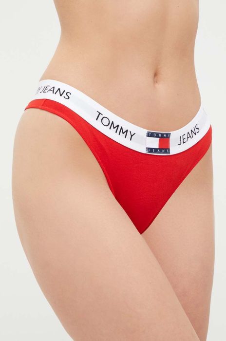Стринги Tommy Jeans колір червоний (3485119)