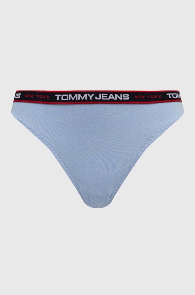 Труси Tommy Jeans 3-pack колір блакитний (3485140) фото 2