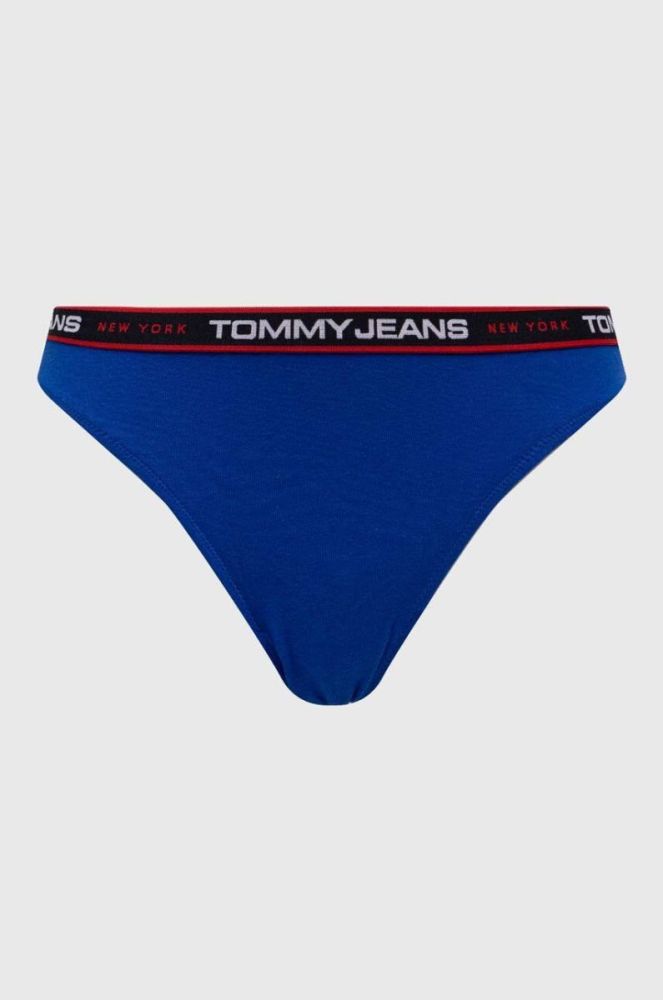 Труси Tommy Jeans 3-pack колір блакитний (3485140) фото 3