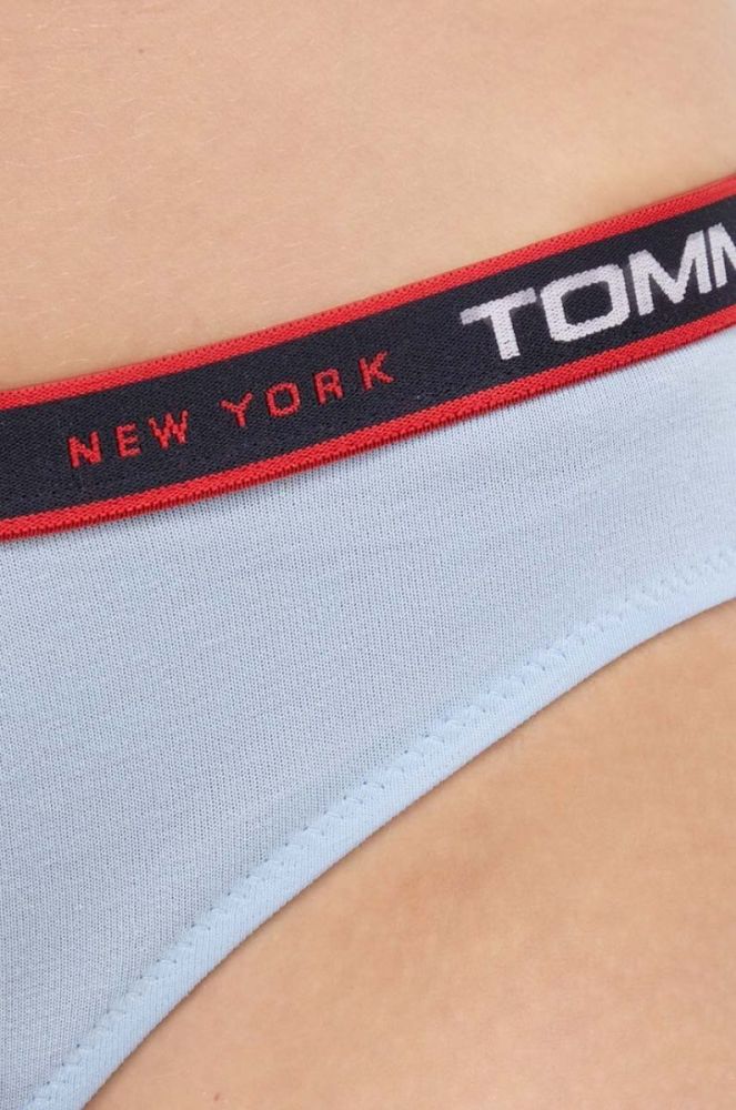 Труси Tommy Jeans 3-pack колір блакитний (3485140) фото 9