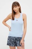 Піжама Tommy Jeans жіноча колір блакитний