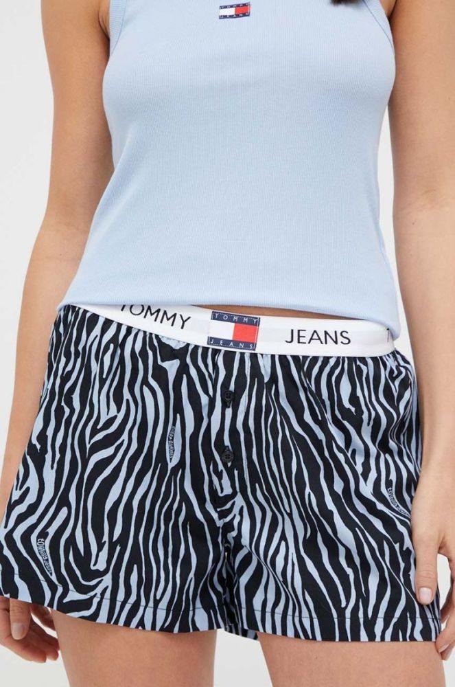 Піжама Tommy Jeans жіноча колір блакитний фото 4
