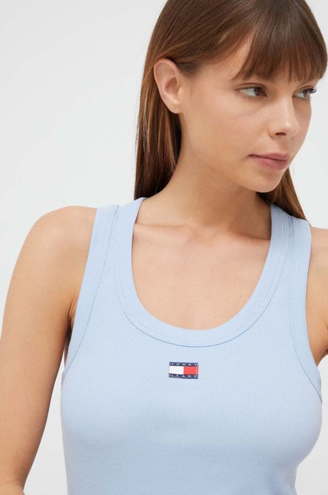 Піжама Tommy Jeans жіноча колір блакитний фото 5
