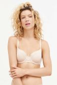 Бюстгальтер Chantelle колір бежевий мереживо однотонний (3407176)