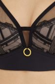 Бюстгальтер Chantelle колір чорний мереживо візерунок (3514644)
