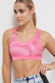 Спортивний бюстгальтер Mizuno Alpha Graphic колір рожевий візерунок (3576587)