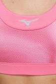 Спортивний бюстгальтер Mizuno Alpha Graphic колір рожевий візерунок (3576587)