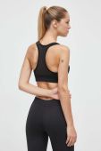 Спортивний бюстгальтер Casall Iconic колір чорний Спортивний бюстгальтер Casall Iconic колір чорний