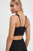 Бюстгальтер для йоги Casall Seamless Rib колір чорний однотонний