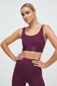 Спортивний бюстгальтер P.E Nation Backcheck колір бордовий однотонний