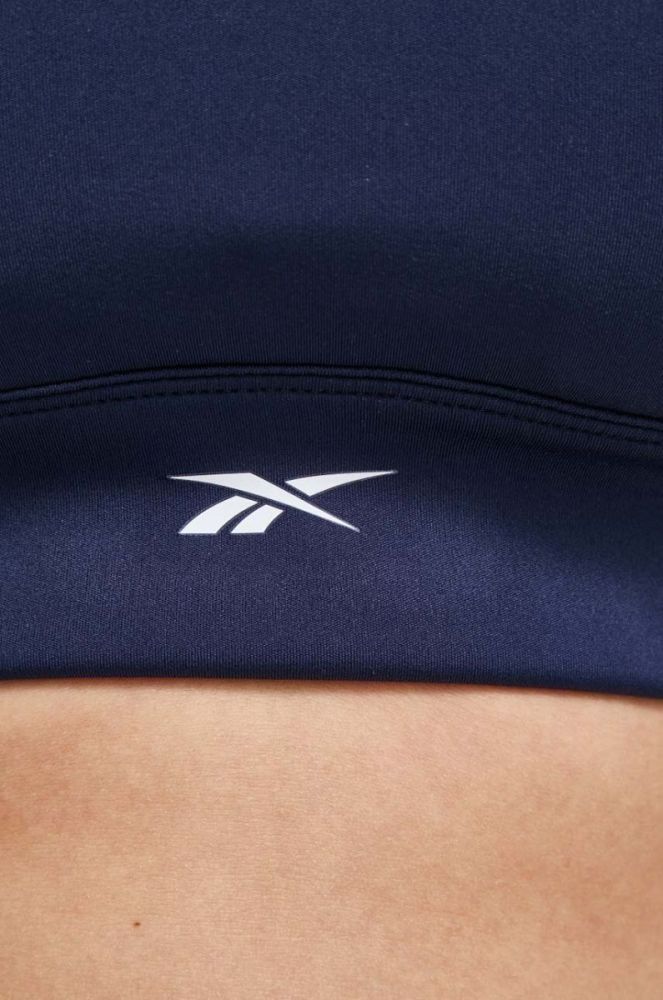 Спортивний бюстгальтер Reebok Identity Training колір синій однотонний фото 5
