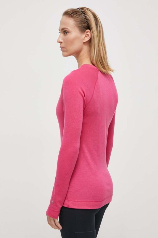 Функціональний лонгслів Smartwool Classic Thermal Merino колір рожевий фото 3