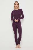 Функціональний лонгслів Smartwool Classic Thermal Merino колір фіолетовий