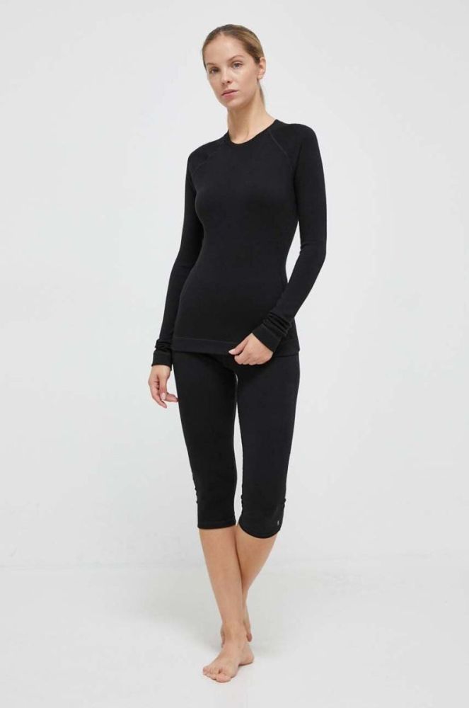 Функціональні легінси Smartwool Classic Thermal Merino колір чорний (3640138) фото 2