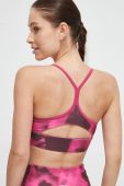 Спортивний бюстгальтер Reebok Identity Training колір рожевий візерунок