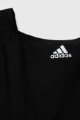 Суцільний дитячий купальник adidas Performance колір чорний (3309715)