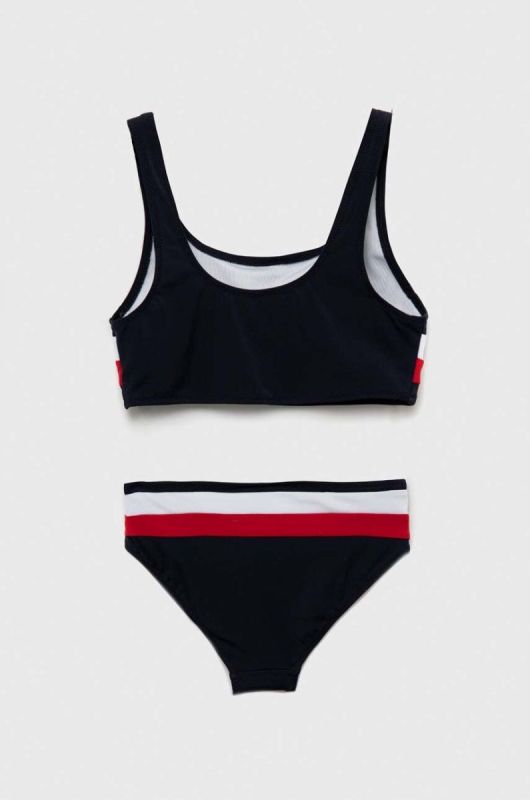 Роздільний дитячий купальник Tommy Hilfiger колір синій (3262787) фото 2