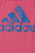 Дитячий купальник adidas Performance колір рожевий