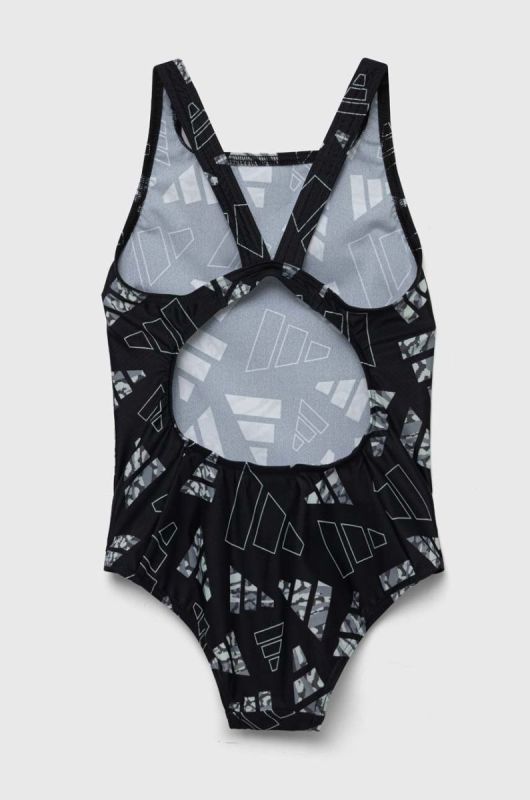 Суцільний дитячий купальник adidas Performance колір чорний (3309721) фото 2