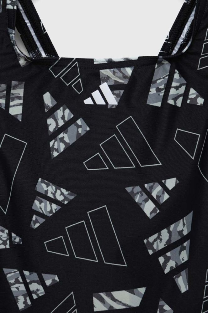 Суцільний дитячий купальник adidas Performance колір чорний (3309721) фото 3