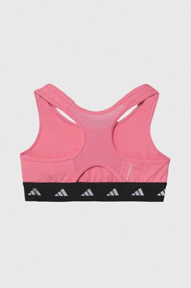 Дитячий спортивний бюстгальтер adidas колір рожевий (3514722) фото 3
