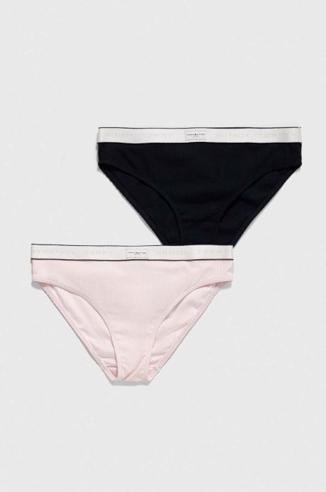 Дитячі труси Tommy Hilfiger 2-pack колір рожевий