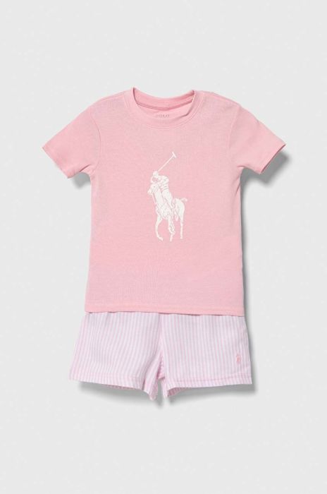 Дитяча піжама Polo Ralph Lauren колір рожевий візерунок (3584994) Дитяча піжама Polo Ralph Lauren колір рожевий візерунок (3584994)