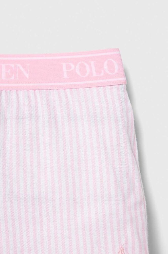 Дитяча піжама Polo Ralph Lauren колір рожевий візерунок (3584994) фото 4