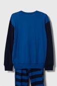 Дитяча піжама United Colors of Benetton візерунок колір блакитний