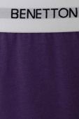 Дитяча бавовняна піжама United Colors of Benetton колір фіолетовий з принтом (3545643)