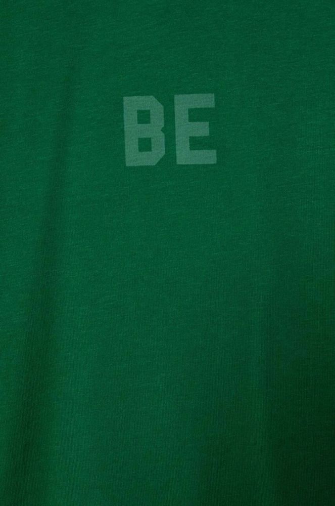 Дитяча піжама United Colors of Benetton колір зелений з принтом фото 3