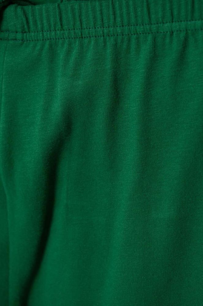 Дитяча піжама United Colors of Benetton колір зелений з принтом фото 4