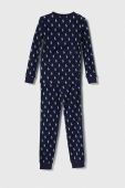 Дитяча бавовняна піжама Polo Ralph Lauren колір синій візерунок (3584961)