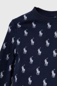 Дитяча бавовняна піжама Polo Ralph Lauren колір синій візерунок (3584961)