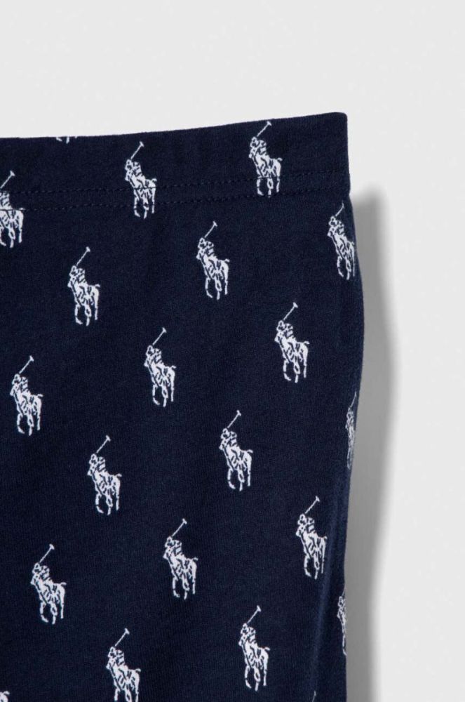 Дитяча бавовняна піжама Polo Ralph Lauren колір синій візерунок (3584961) фото 4