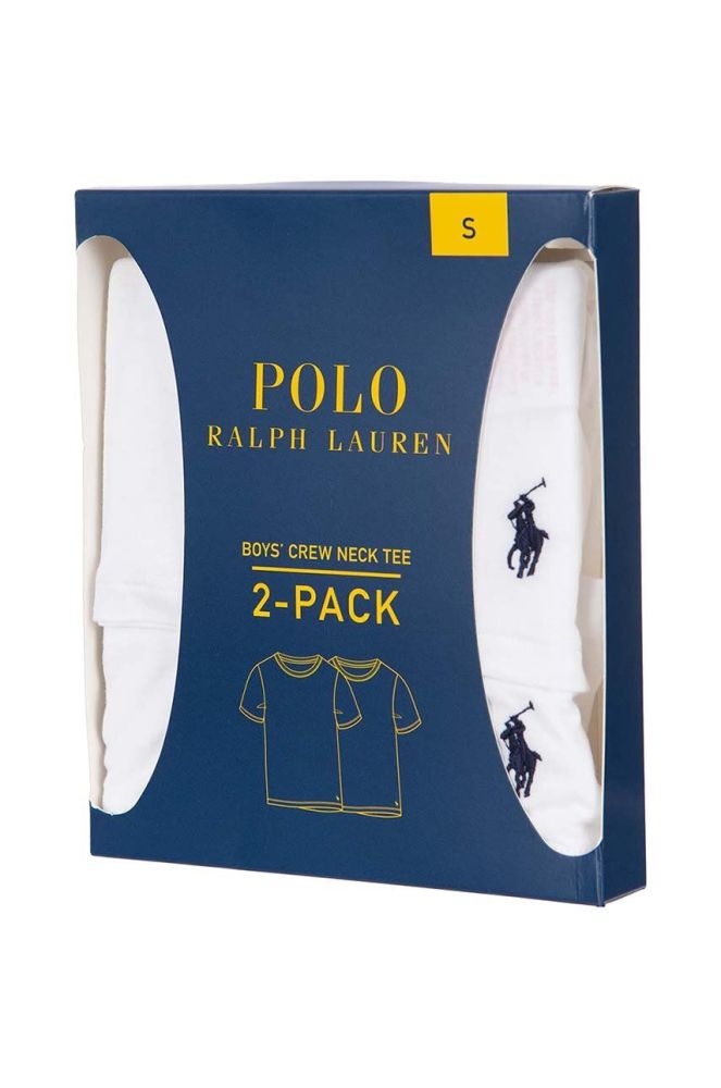 Піжама Polo Ralph Lauren 2-pack колір білий однотонний (3458108)