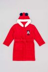 Дитячий халат zippy колір червоний (3688198)