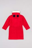 Дитячий халат zippy колір червоний (3688198)