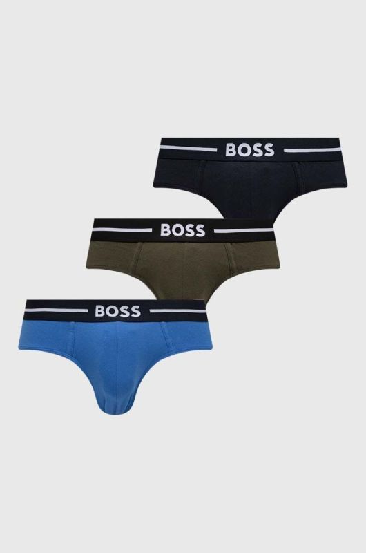 Сліпи BOSS 3-pack чоловічі колір барвистий (3296436)