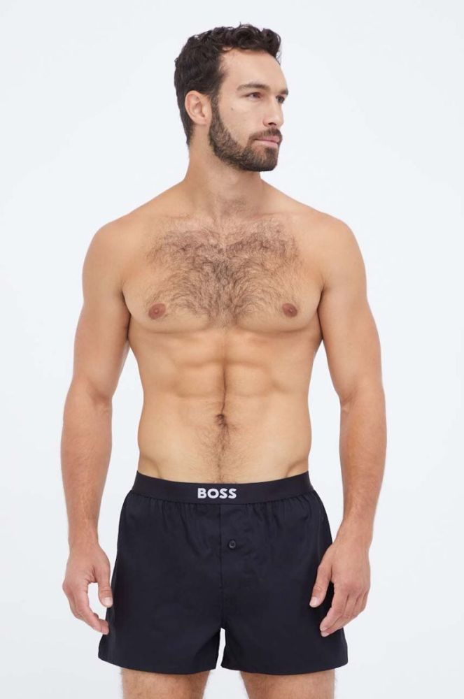 Бавовняні боксери BOSS 2-pack колір бежевий (3480395) фото 2