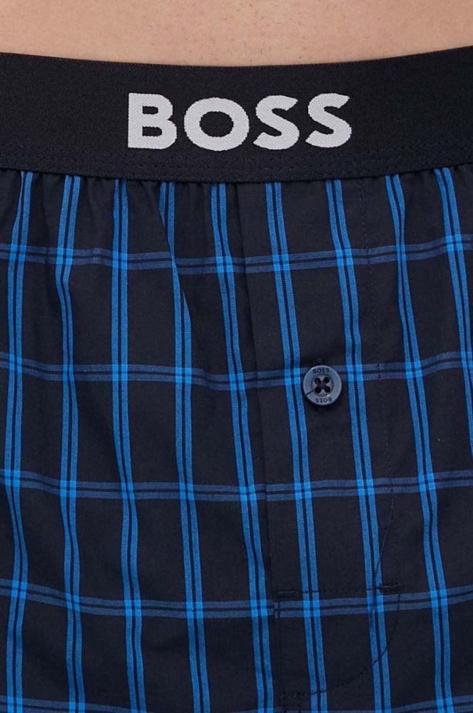 Бавовняні боксери BOSS 2-pack колір темно-синій (3287911) фото 7
