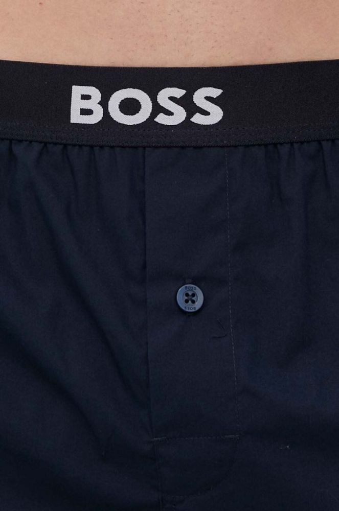 Бавовняні боксери BOSS 2-pack колір темно-синій (3287911) фото 8