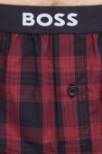 Бавовняні боксери BOSS 2-pack колір бордовий