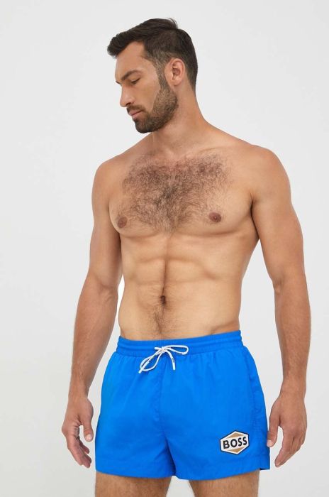 Купальні шорти BOSS колір блакитний (3287926)