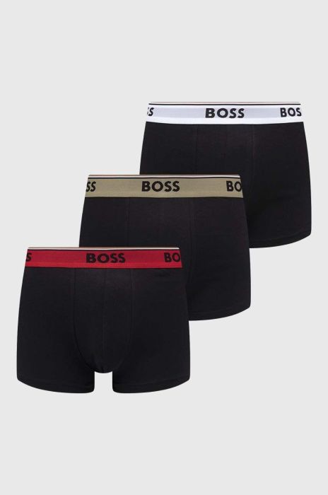 Боксери BOSS 3-pack чоловічі колір чорний (3351208)