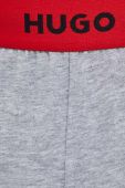 Піжамні штани HUGO чоловічі колір сірий однотонна (3480411)